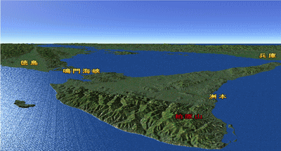 淡路島の洲本柏原山