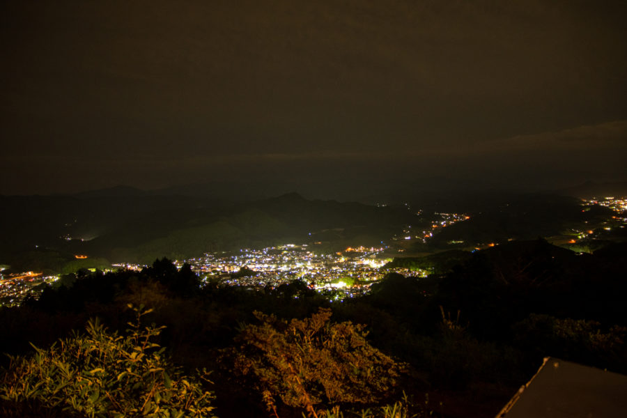 鳥見山公園の夜景