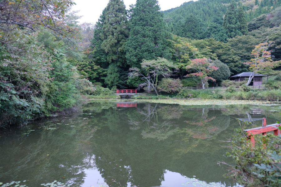 鳥見山公園の勾玉池