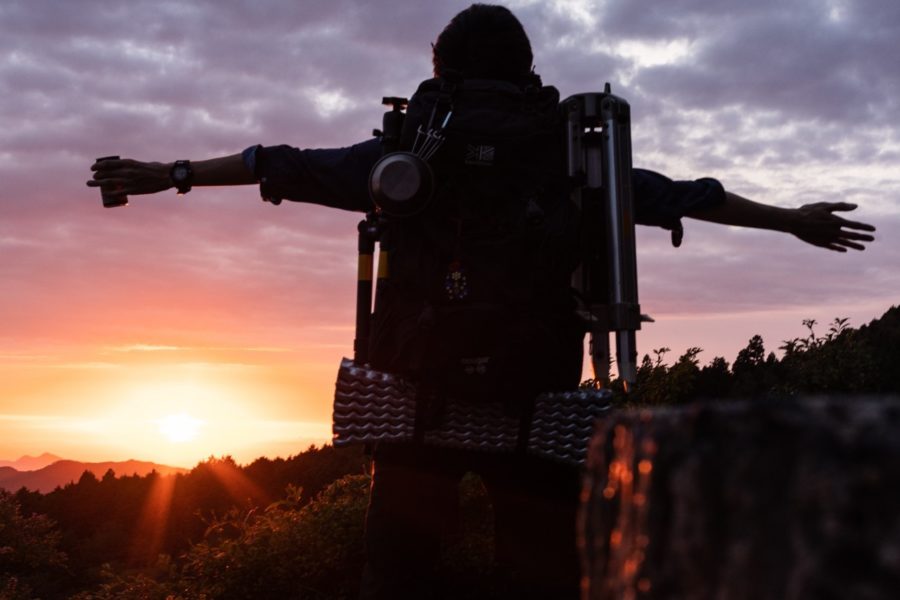 鳥見山公園の見晴台